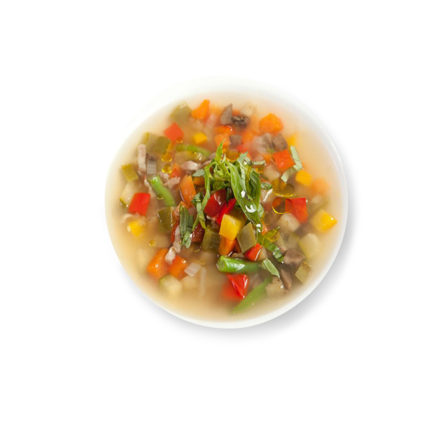 Суп минестроне овощной с грибами